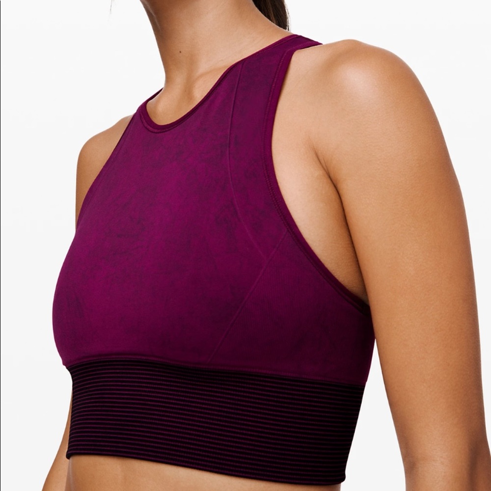 Lululemon Ebb to train bra, mineral wash/tie dye